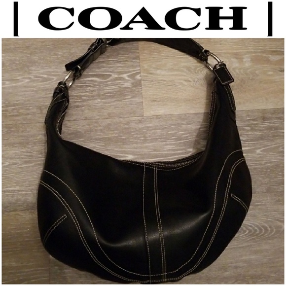coach Handbags - COACH black hobo